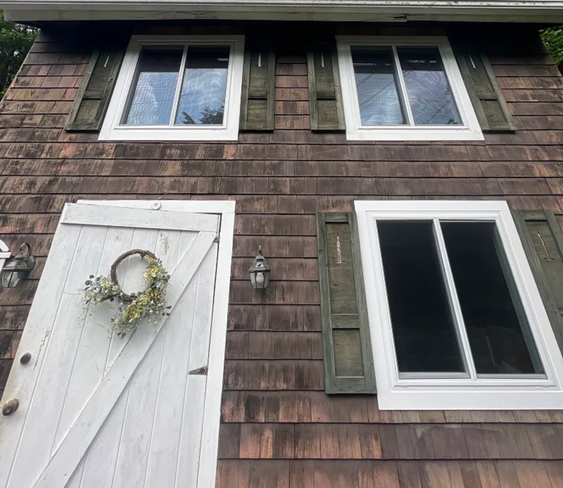 Harvey Vinyl window & THerma-Tru door replacement in Redding, CT